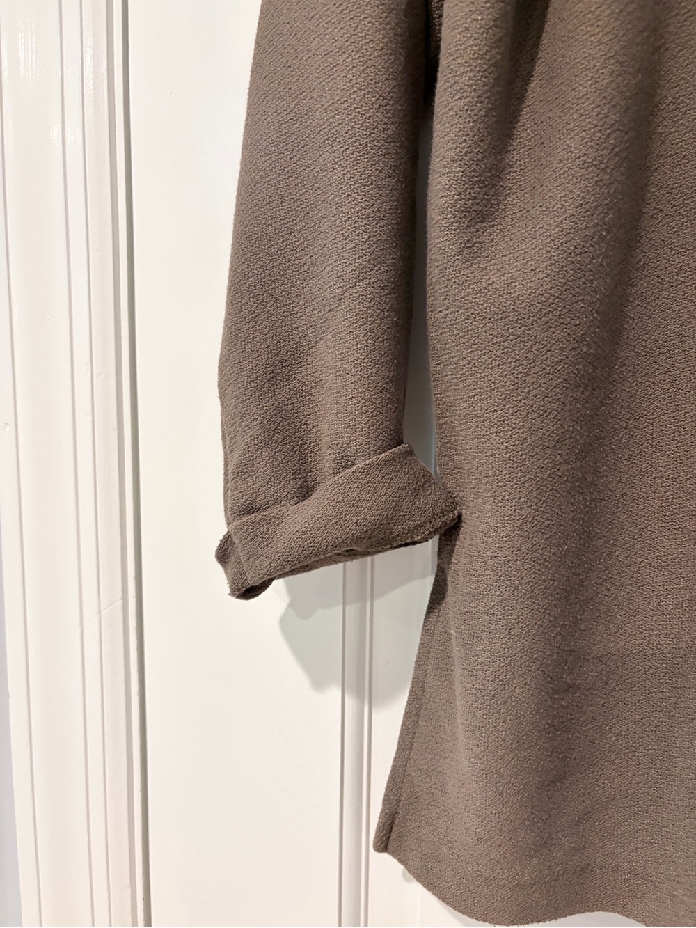 Vintage Express Tricot Taupe Relaxed Crewneck Sweater - Picture 3 of 6